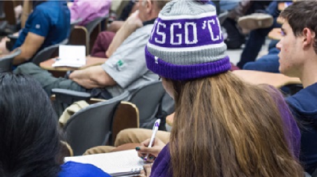 Undergraduates in class